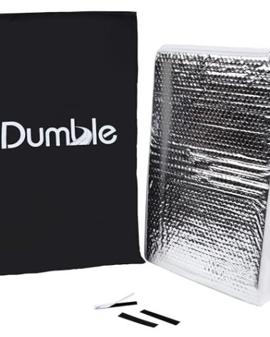 Dumble RV Skylight Insulator - 23 x 15in RV Vent Cover with Insulation for Campers and RVs Skylights and Shower Vents