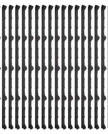 Sthovd 9 in Inside Classic Rib Profile Foam Closure Strips Fit for Metal Roofing R Panels 3 FT Long Roof Closure Strips (20 Pcs)