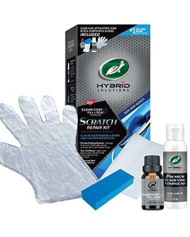 Turtle Wax 53836 Hybrid Solutions Scratch Repair Kit, Car Scratch Remover and Restorer That Repairs Surface Scratches, Swirls, Paint Transfer and More, Boxed Kit