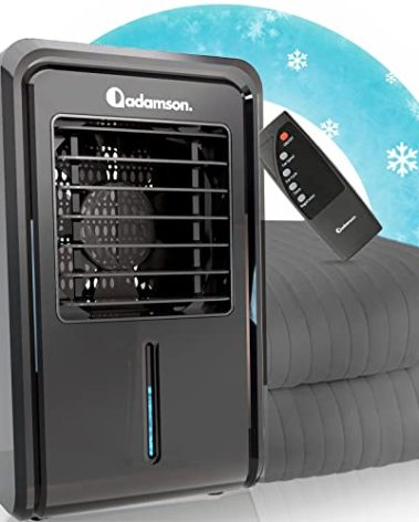 Adamson B10 Bed Cooling System - Twin 75” L x 39” W - New - 100% Cotton Mattress Cooling Bed Pad for Night Sweats - Water Bed Cooler Ideal for Hot Sleepers - Improved Mattress Cooling System