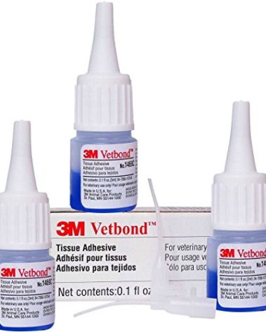 3M Vetbond Tissue Adhesive, 3ml Bottles w/MSDS (3 Bottles)