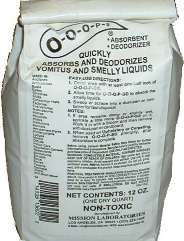 OOOPS Vomit and Smelly Liquid Absorbent and Deodorizer