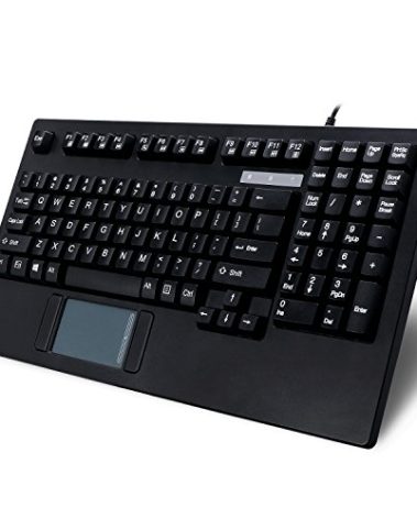 Adesso AKB-425UB - Easytouch Rackmount USB Touchpad Keyboard, Black