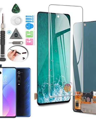 Display for Xiaomi Mi 9T/Mi 9T Pro/Redmi K20/K20 Pro AMOLED Screen Replacement Touch Digitizer Assembly with Kit(Black)