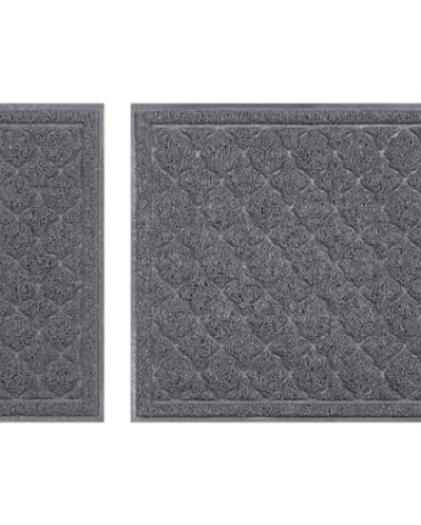 unipaws Cat Litter Trapping Mat, Litter Box Scatter Control Pad, Litter Free Floors and Urine Waterproof, Gentle on Paws, No Phthalate