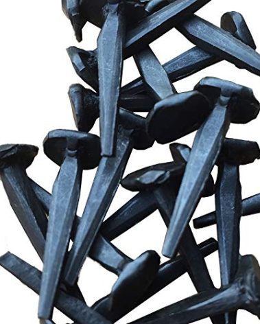 (50) 1" Steel Decorative Antique Wrought Head Nails-Rose Head Nails