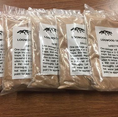 Bridger Traps Trap Dye Logwood Trapping Racoons Cyotes Varmit, 1 Pound Bag (5-Pack)