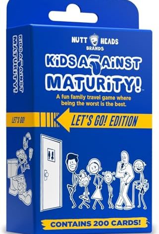 Kids Against Maturity: Funny Family Card Game for Kids Ages 10+ & Parents, Teens & Adults | Hilarious Party Game for Family Game Night | Super Fun (Let's Go Edition)
