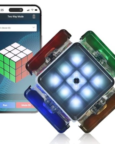 eX-Mars TokTok Cube, One Cube, Endless Fun - Learn Cubing from AI, Conquer 20+ Puzzles, AI Competitions via Free App, and Boost Brain Power — The Ultimate Smart Gift for Kids, Teens & All Ages