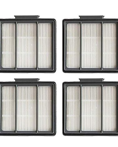 4Pcs Pre-Motor HEPA Filter Replacement for Shark ION Robot RV700_N RV720_N RV850 RV851WV RV850BRN/WV Vacuum Cleaner Part Fit # RVFFK950,Also Fit Shark IQ Robot R101AE RV1001AE UR1005AE