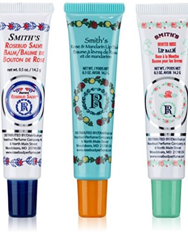 Rosebud Lip Balm Trio