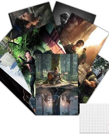 Babymiu Action Adventure Game Wall Poster 8-Pack 11.5 x 16.5 INCH,Gaming Gifts Merch Party Supplies Unframed Version HD Printing Poster for Room Door Club Wall Art Decor.