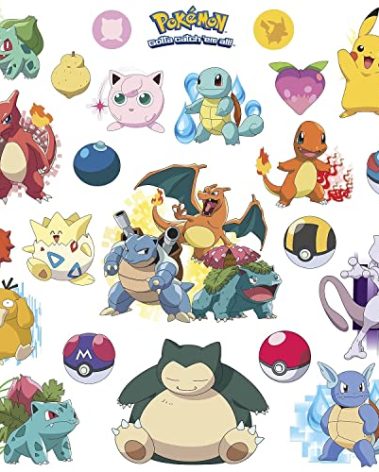 RoomMates RMK2535SCS Pokemon Iconic Peel and Stick Wall Decals