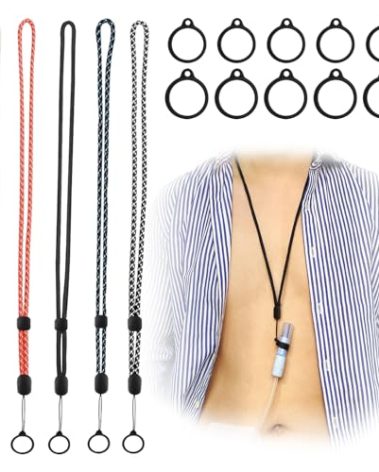 5 Sets Peritoneal Dialysis Accessories, PD Catheter Holders, Perfect Replacement for PD Catheter Belts/Peritoneal Dialysis Belts, Catheter Peritoneal Supplies, Adjustable Shower Lanyard