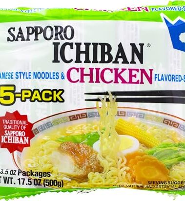 Sapporo Ichiban Chicken Flavored Noodle Soup, 17.5 oz