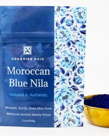 Moroccan Nila Powder Authentic Leaves Skin Nourished and Glowing for Face and Body. 68g