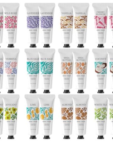24 Pack Hand Cream Gifts Set for Women, Hand Lotion Travel Size Hand Cream Bulk, Mini Moisturizer Hand Lotion for Dry Cracked Hands, Bridesmaid Gifts, Nurse Teacher Appreciation Gifts, Party Favors