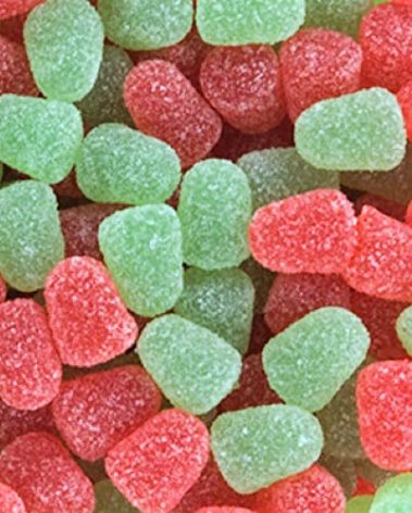 Christmas Red & Green Spice Drops - 1 Lb. - Approx. 120 Pcs.