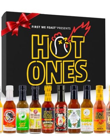 Hot Ones Hot Sauce Challenge Set - Season 26 Gift Set Variety Pack - Made with Natural Ingredients - Unique Small Batch Sampler - 5 fl oz Bottles (10-Pack)