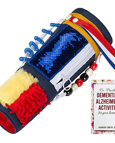 Assistex Fidget Sleeve for Adults with Dementia - Calming Activities and Memory Games for Seniors- Sensory Mat - Aids Products for Elderly Patients - Alzheimers busy board