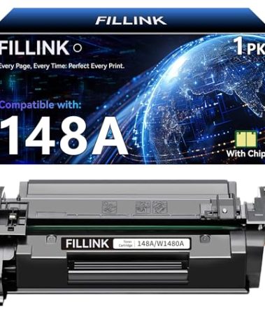 148A 148X for HP 148A 148X W1480X W1480A Toner Cartridge Black for HP Laserjet Pro 4001dn 4001dw 4001n MFP 4101fdw 4101fdn Printer (with chip-1 Pack)