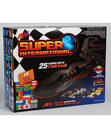 AFX/Racemasters Super International MG+ Set 25' AFX21018 HO Slot Racing Sets