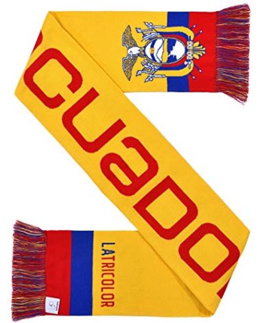 Euroscarves National Soccer High-Definition HD Knit Scarf (Ecuador)