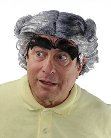 City Costume Wigs Mayor Christmas Wig and Eyebrow Who Set