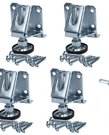 Rok Hardware 4 Pack Heavy Duty 8000 lbs Capacity Adjustable Furniture Leg Levelers