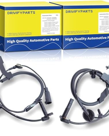 2pcs ABS Wheel Speed Sensor Front Left Right fit for 09-20 Dodge Journey, 08-14 Dodge Avenger, 2007-2010 Chrysler Sebring,11-14 Chrysler 200, ALS2408 05085823AB