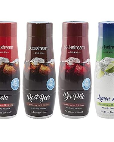 sodastream Flavors Original Variety Pack 440ml 4 Pack, 59.5 Fl Oz