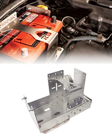 Rago Fabrication Secondary Battery Box for 2010-2023 Toyota 4Runner 5th Gen | Group 34 & 35 Battery | Charging Relay Mounting Points | Made in the USA | Vehicle Battery Tray