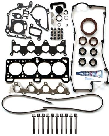 AMCCM HS26224PT-2 Head Gasket Set Bolts Kit fit for 2006-2011 for Hyundai for Accent 1.6L 2006-2011 for Kia for Rio 1.6L 2006-2011 for Kia for Rio5 1.6L replace