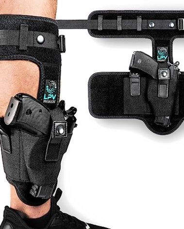 Premium Ankle Holster for Deep Concealment, 9mm 380 | Upgraded Version | Comfortable & Durable | Fits Glock 43 26 19, Ruger LCP, SIG P365, Springfield, Shield 9mm, Bodyguard 380 and Most other Pistols