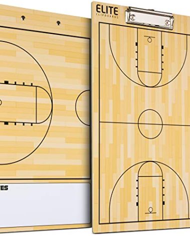 Elite Clipboards Dry Erase Coaches Clipboards | Basketball, Baseball, Soccer, Football, Hockey, Volleyball, Lacrosse (Basketball)