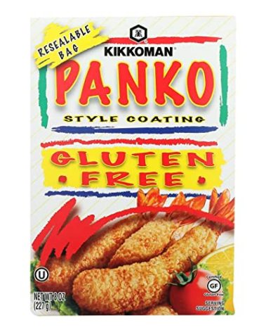 Kikkoman Panko Style Coating - Natural Flavor, Delicate and Crisp Texture, Gluten-Free Breadcrumbs, Ideal for Baked Dishes, Meat, Chicken, Seafood, Veggies - 8 Oz, Pack of 1