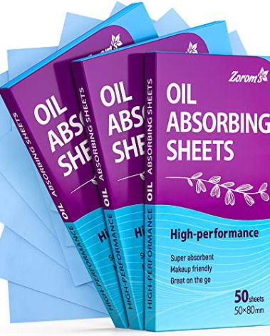 High-Performance Oil Absorbing Sheets for Face - 3 pack (150 sheets) - Makeup Friendly Blotting Papers for Oily Skin - Oil Blotting Sheets for Face