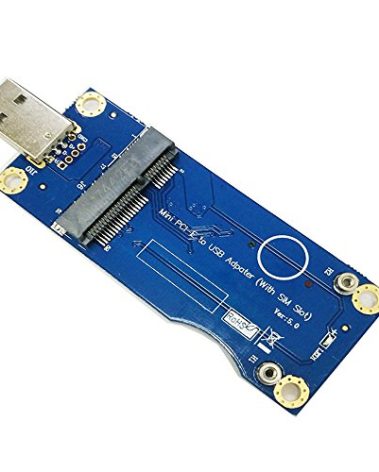 Mustpoint Mini PCI-E to USB Adapter with SIM Card Slot for WWAN/LTE Module (Industrial-Grade)