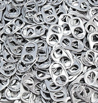 1000+ Aluminum Pop Tabs in Bulk - Soda and Beer Can Tabs For Crafts and Charity