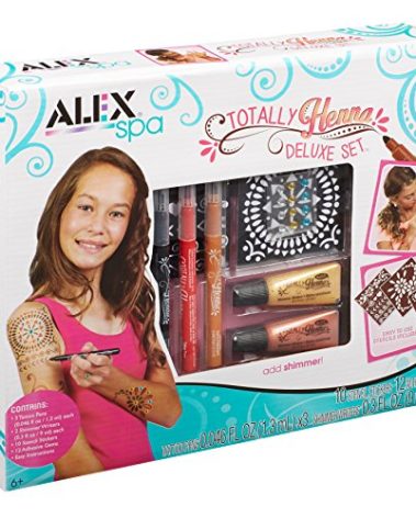Alex Spa Totally Henna Deluxe Set Girls Fashion Activity