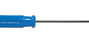 Benner-Nawman UP-B22 Security Driver, 5/32-Inch, Blue
