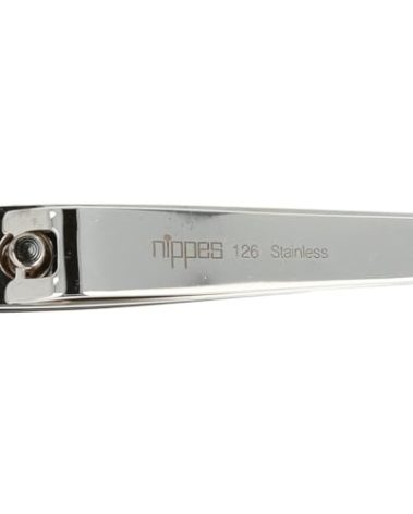 Nippes Professional Nickel Plated Fingernail Clipper - for Finger, Toenail, Cosmetics - Quality Handmade in Solingen Germany - Professional Grade - Ergonomic Hand Grip - Sharp and Safe Design