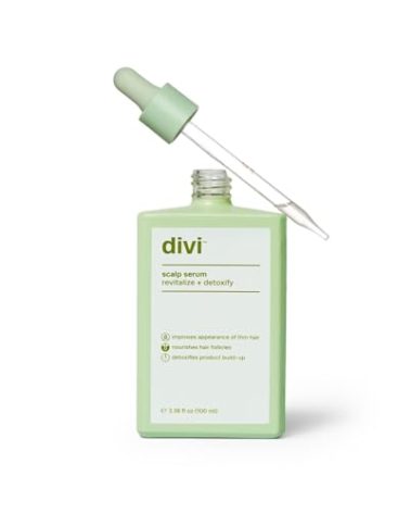 Divi Hair Scalp Serum for Women and Men - Revitalize and Balance Your Scalp - Improves Appearance of Thinning Hair, Nourishes the Scalp and Helps Remove Product and Oil Buildup, 100ml