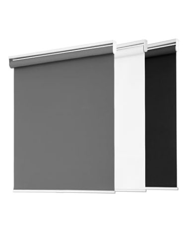 Blackout Roller Shades for Windows, Cordless Free-Stop Blinds with Thermal Insulated,UV Protection Fabric. Pull Down Room Darkening Door Blinds for Home, Office Easy to Install(39" W x 72" H,Grey)
