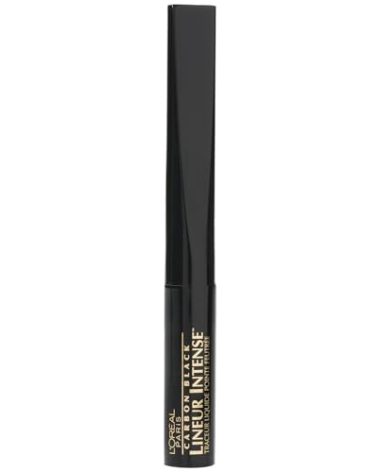 L'Oreal Paris Makeup Lineur Intense Felt Tip Liquid Eyeliner, Carbon Black, 0.05 fl; oz.