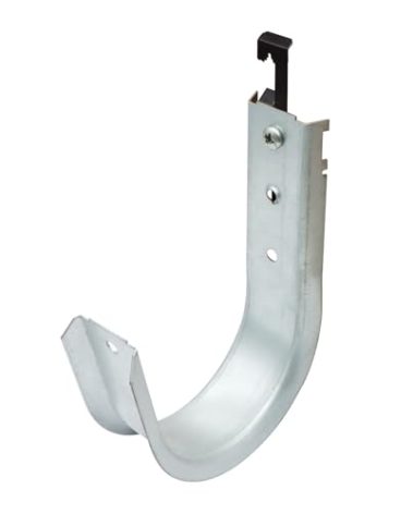 Abeicy 20 Pack 4" Heavy Duty J Hook, Wire Support J-Hook with W Clip for Hanging Cable & Wire Management to Ceiling Grid & Threaded Rod