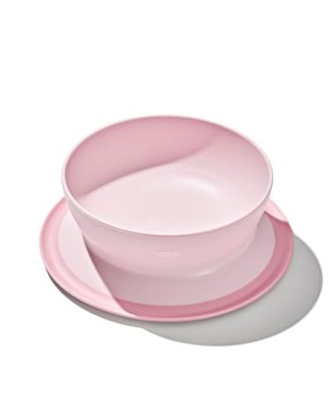 OXO Tot Stick and Stay Suction Bowl - Blossom