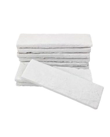 GEOONA 20 pcs White Faux Brick Veneers, 8''*2.4'' Thin Brick, Wall Tiles, 3D Wall Bricks for Indoor and Outdoor Wall Decoration, TV Background, (About Cover 3.5 sq.ft) (White-20pcs)