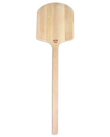 New Star Foodservice 50240 Restaurant-Grade Wooden Pizza Peel, 14" L x 12" W Plate, with 28" L Wooden Handle, 42" Overall Length