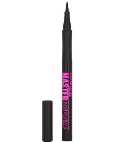 Maybelline Eyestudio Master Precise All Day Waterproof Liquid Eyeliner Makeup, Black, 1 Count (Packaging May Vary)